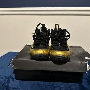 Nike Gold and Black Athletic Shoes